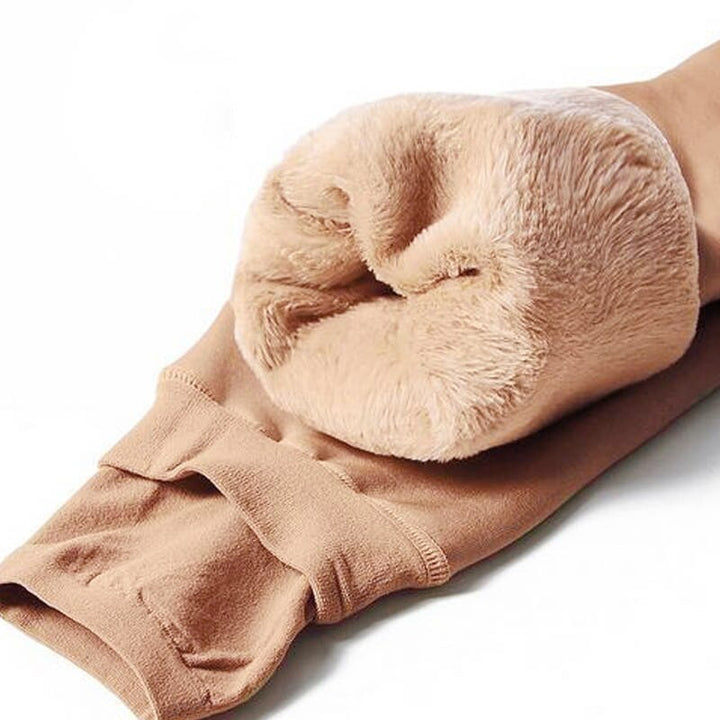 Warme kasjmier winterlegging met zachte fleecevoering, ideaal voor koude dagen.