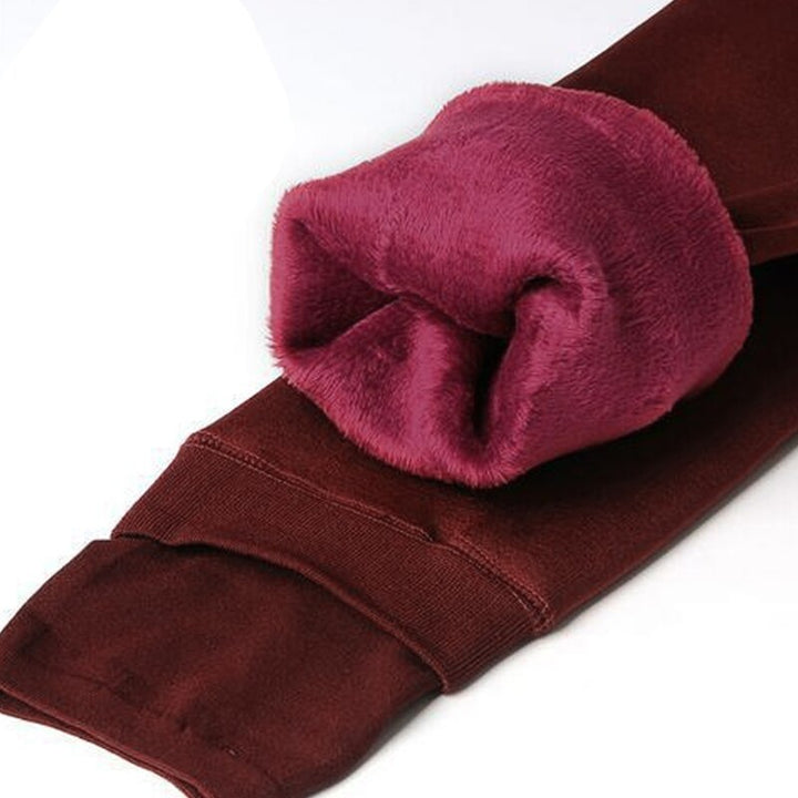 Warme kasjmier winterlegging met zachte fleecevoering, ideaal voor koude dagen.