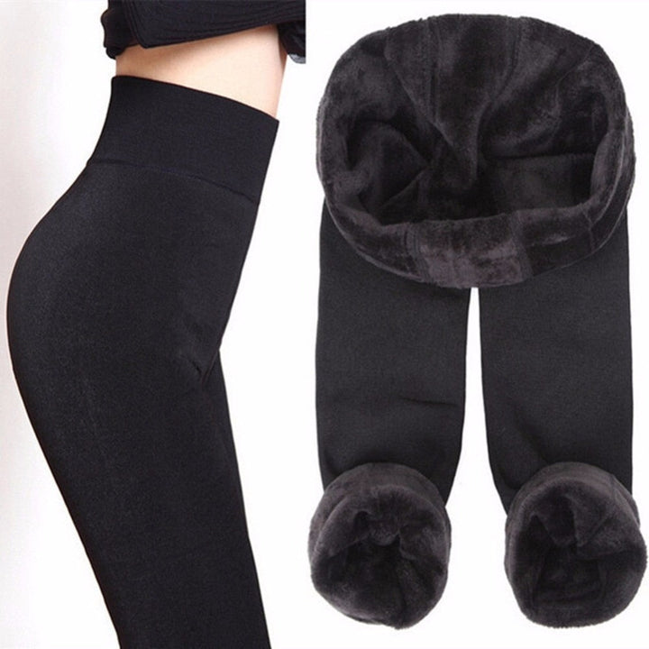 Warme kasjmier winterlegging met zachte fleecevoering, ideaal voor koude dagen.