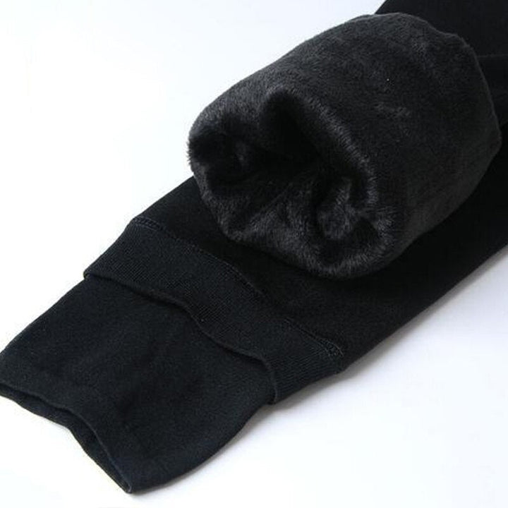 Warme kasjmier winterlegging met zachte fleecevoering, ideaal voor koude dagen.