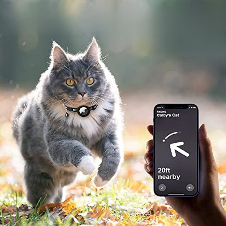 Kattenhalsbandje met veiligheidssluiting en GPS-optie voor je huisdier.