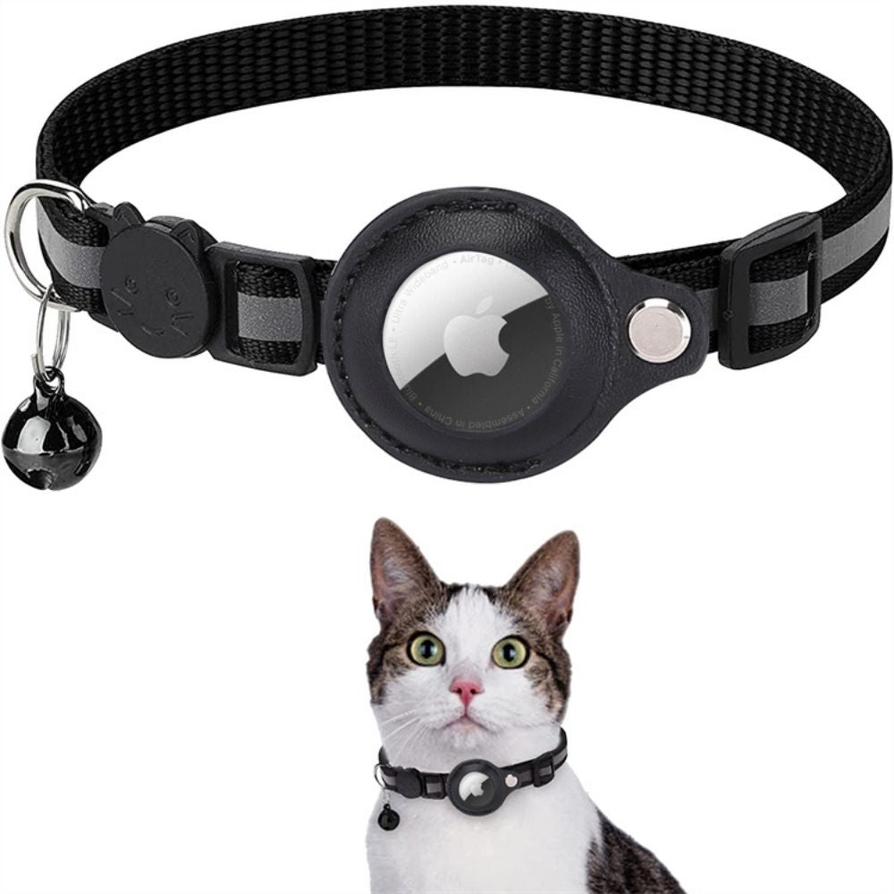 Veilig kattenhalsbandje met GPS-optie voor huisdieren.