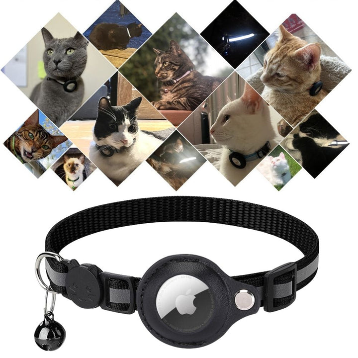 Veiligheids kattenhalsband Milo met GPS-optie, ideaal voor huisdieren.