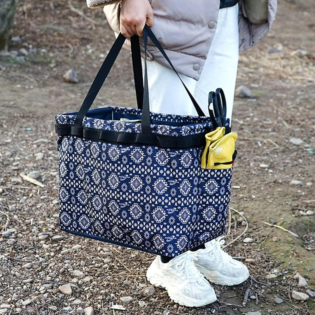 Ruime marineblauwe opslagtas, waterdicht en multifunctioneel. De perfecte outdoor organizer.