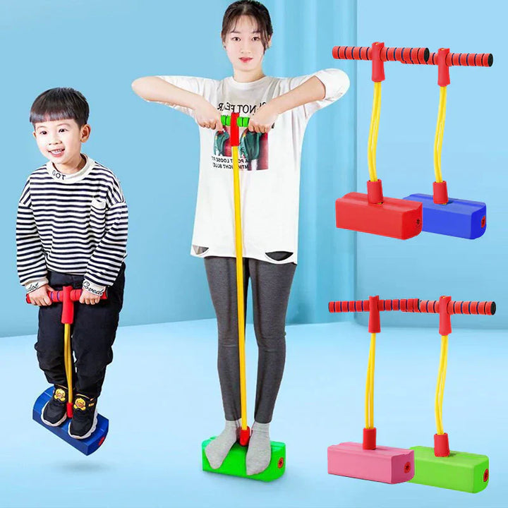 Kinder Springspeelgoed BounceJoy EVA schuim, voor actief springplezier & balanstraining kinderen.