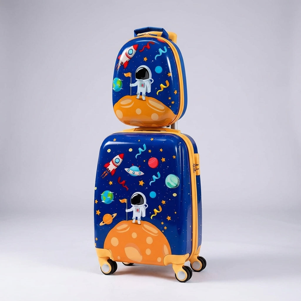 Betoverende zeemeermin kinderbagageset: TinyTrek rugzak en trolley. De perfecte reiskoffer voor kleine droomreizigers.