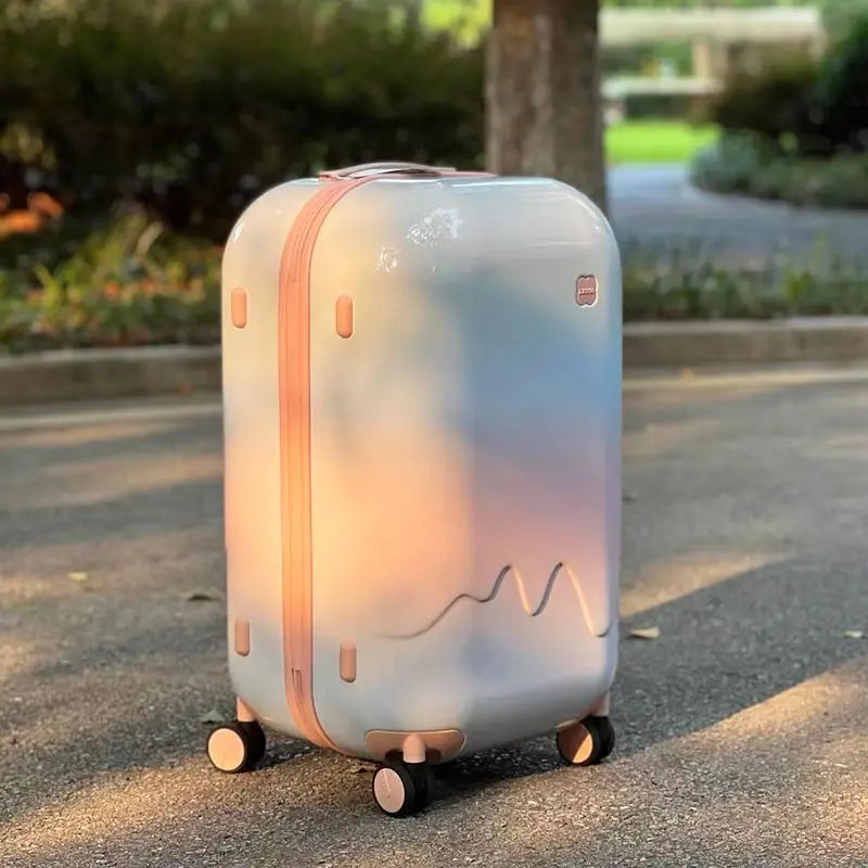 Kinderkoffer 'Sevilla' met veiligheidsslot, stille wielen. Lichtgewicht reiskoffer voor zorgeloze kinderbagage op vakantie.
