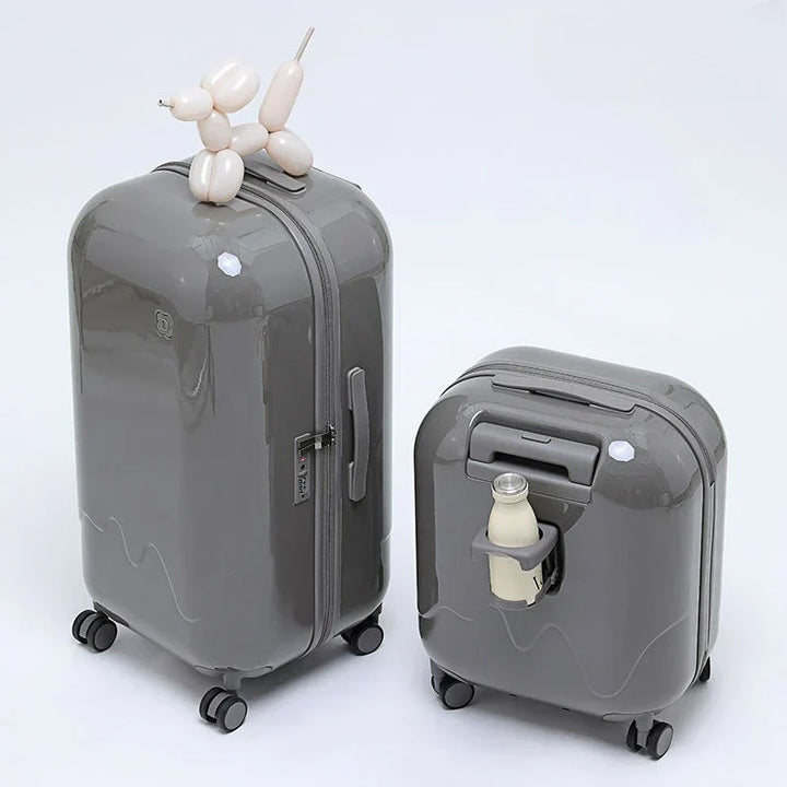 Kindertrolley voor reizen, met veiligheidsslot & stille zwenkwielen. Lichtgewicht en kindvriendelijke bagage.