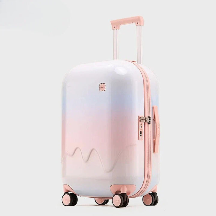 Lichtgewicht kinderkoffer met veiligheidsslot en stille wielen. Makkelijk te hanteren kinderbagage voor de vakantie.