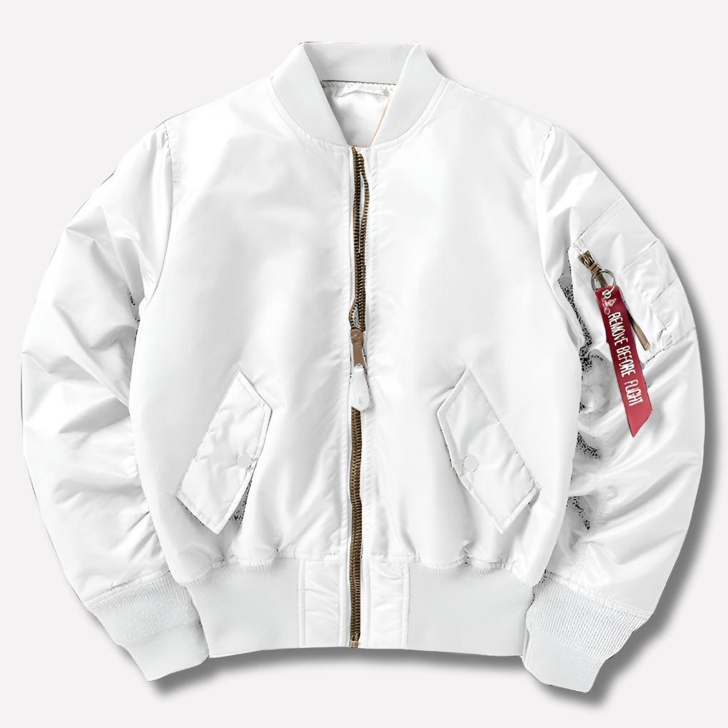 Veelzijdig unisex bomberjack; ideale overgangsjas voor lente/herfst, tijdloze stijl voor dames/heren.