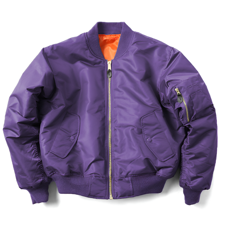 Tijdloos unisex bomberjack; makkelijk te combineren, klassieke streetwear jas voor dames en heren.