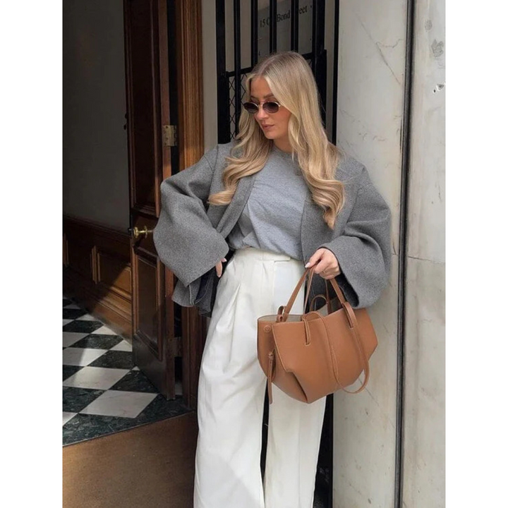 Klassieke dames schoudertas in vintage stijl, elegant en ruim, ideaal voor dagelijks gebruik en reizen, verkrijgbaar in bruin, zwart, taupe.