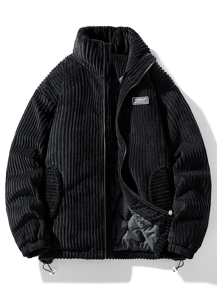 Klassieke corduroy jas voor heren, een veelzijdig kledingstuk met een stijlvolle snit, perfect voor elke gelegenheid.