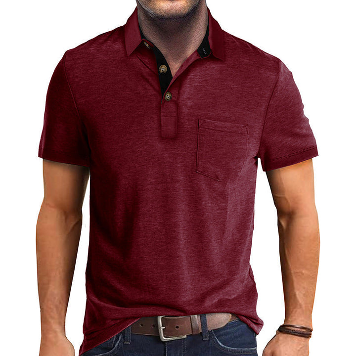 Klassiek heren poloshirt, perfect voor zowel nette als casual gelegenheden.