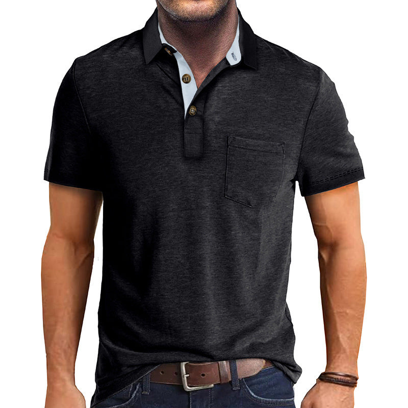 Klassiek heren poloshirt met een eigentijdse twist, voor een verfijnde look.