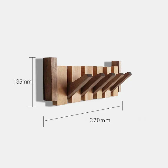 Houten pianokapstok, kunstzinnige haak met elegant design, ideaal voor hal of kantoor, veelzijdig en stijlvol.