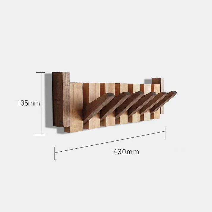 Houten pianokapstok, kunstzinnige haak met elegant design, ideaal voor hal of kantoor, veelzijdig en stijlvol.