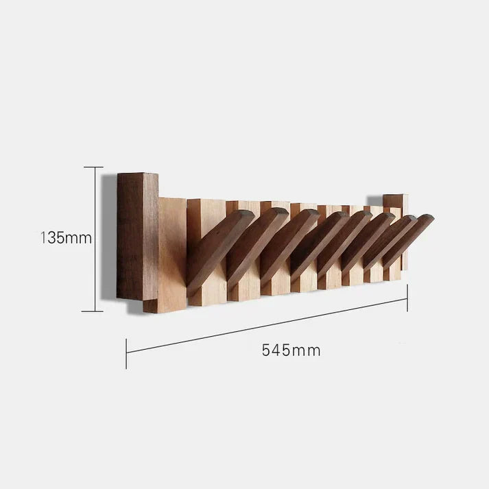 Houten pianokapstok, kunstzinnige haak met elegant design, ideaal voor hal of kantoor, veelzijdig en stijlvol.