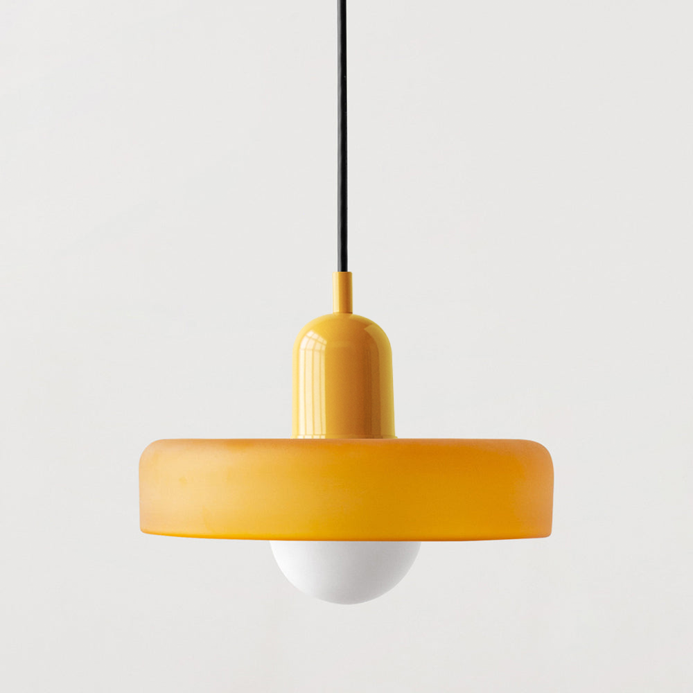 StiloGlas Bauhaus hanglamp, kleurrijk glas, moderne retro verlichting.