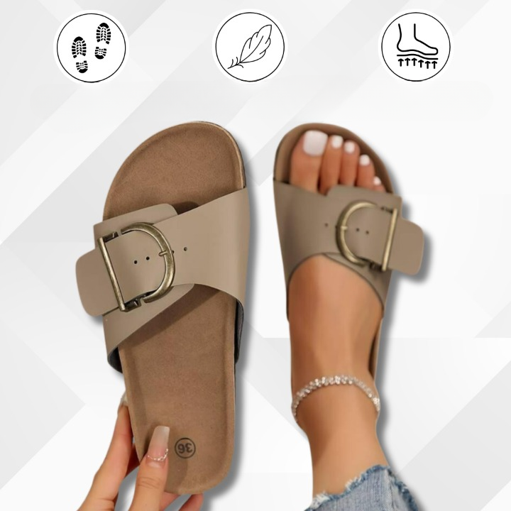Dames comfortabele sandalen tegen voetpijn