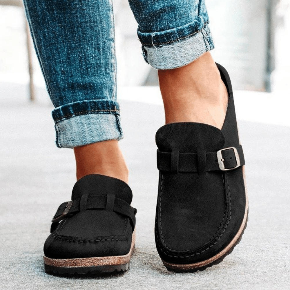 Comfortabele dames sandalen van suède met memory foam, ergonomisch design, antislipzool, ideaal voor de zomer.