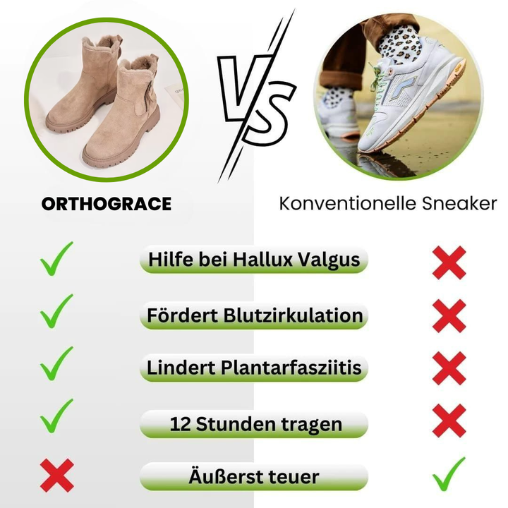 Vrouwen OrthoGrace sneeuwlaarzen, warm en ondersteunend voor de winter.