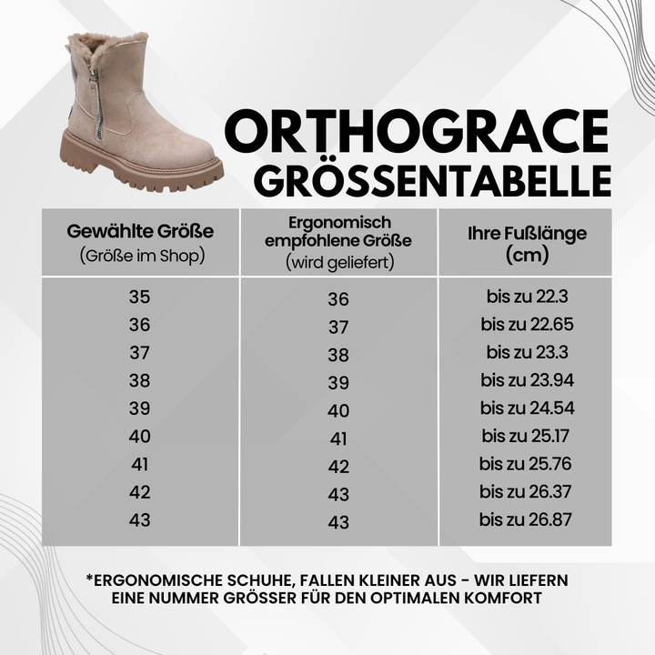 OrthoGrace damesschoenen, perfect voor een gezonde voet in de winter.