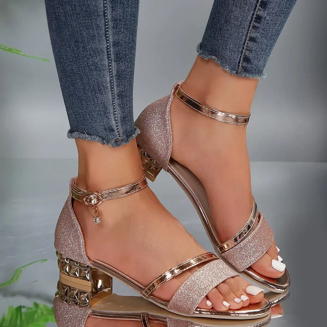Comfortabele orthopedische sandalen, elegant in goud, roségoud, zwart, zilver. Ideaal voor modieuze dagelijkse looks.