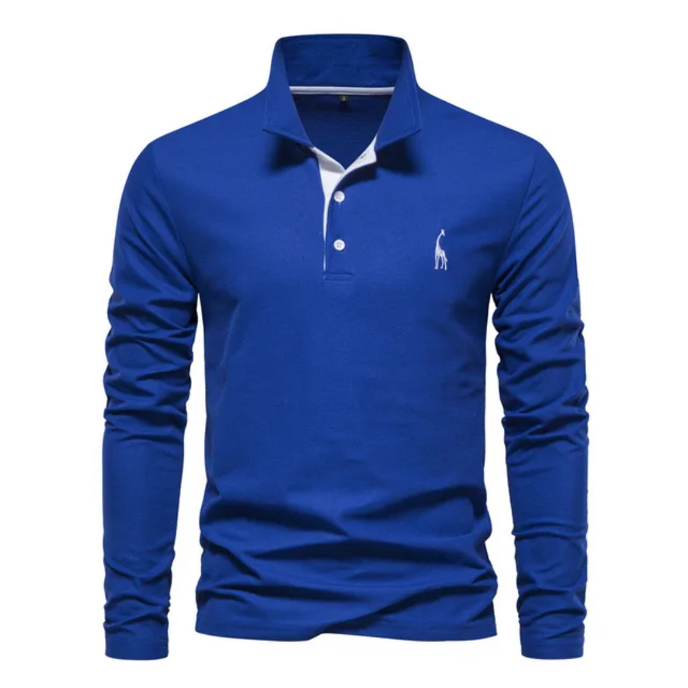 Comfortabel herenpoloshirt met klassieke kraag en knoopsluiting, zacht en ademend, ideaal voor vrije tijd en dagelijks gebruik.