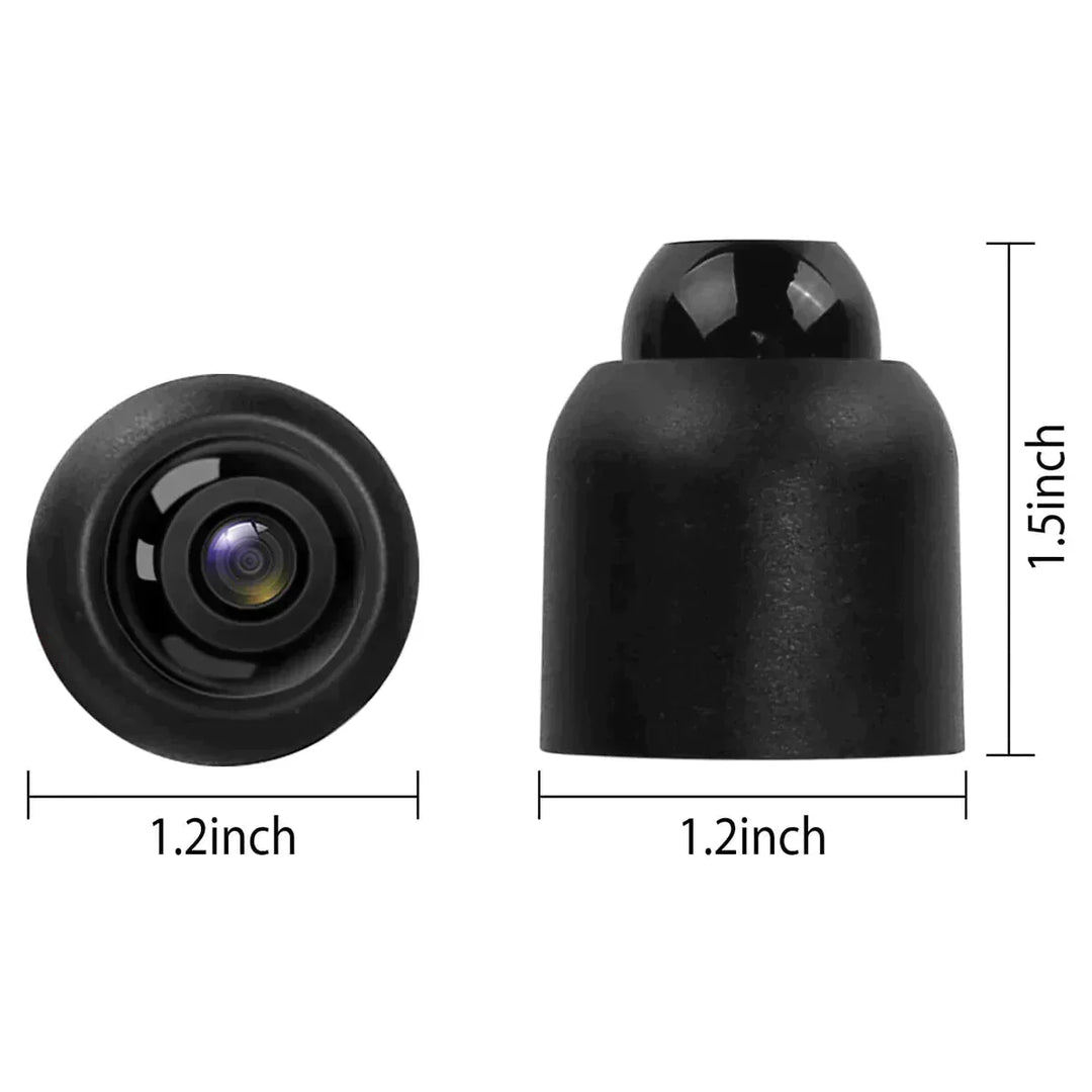Compacte WiFi-bewakingscamera met nachtzicht, groothoeklens en HD-videokwaliteit voor binnenruimtes.