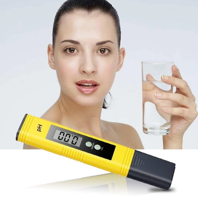 Draagbare digitale pH-meter voor nauwkeurige pH-waarden in aquaria, zwembaden en andere toepassingen.