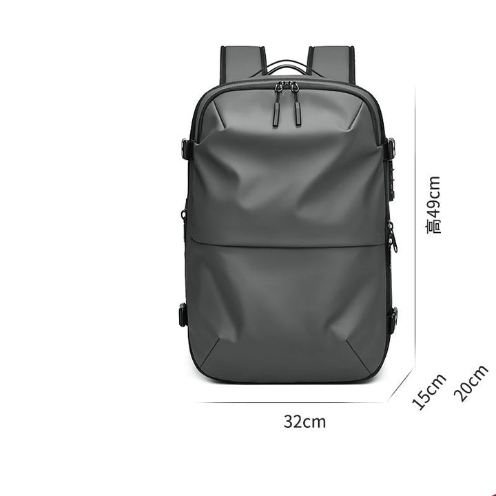 Compacte, lichtgewicht reis-vacuümrugzak voor dames, waterdicht materiaal, stijlvol ontwerp, veel opbergruimte.