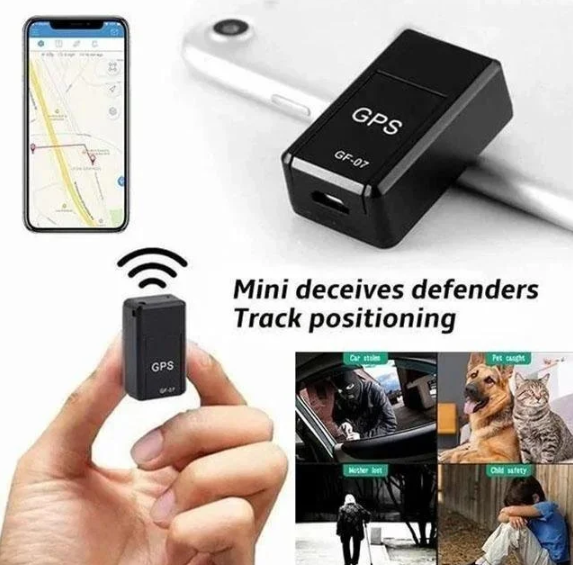 Compacte magnetische mini GPS tracker, discreet te monteren, biedt wereldwijde real-time bewaking voor voertuigen.