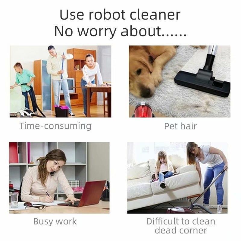Compacte robotstofzuiger met sterke zuigkracht voor moeiteloze vloerreiniging, inclusief intelligente navigatiefuncties.