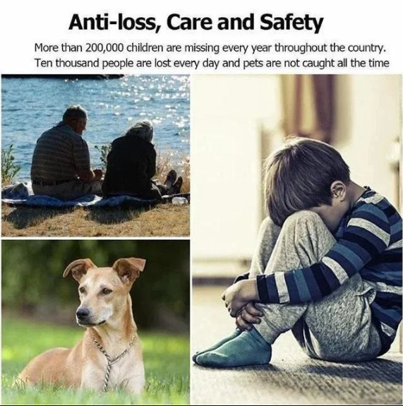 Compacte zwarte mini GPS-tracker met magneet, weerbestendig, ideaal voor het wereldwijd volgen van waardevolle spullen