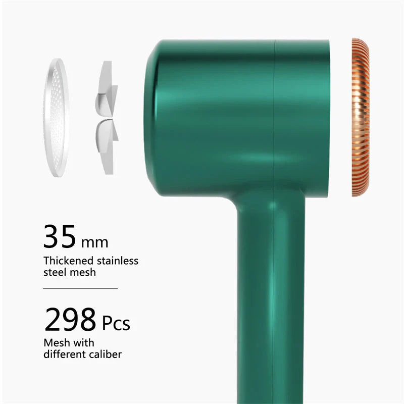 Compacte USB pluizenverwijderaar, draagbaar, ideaal voor kleding, verwijdert efficiënt pluizen en haren, zacht voor stoffen.