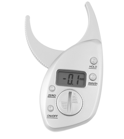Lichaamsvetmeter met groot LCD, ergonomisch ontwerp en nauwkeurige metingen, gemaakt van robuust ABS-materiaal.