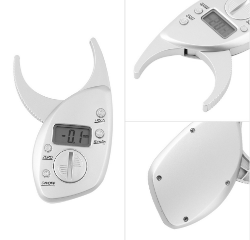 Lichaamsvetmeter met groot LCD, ergonomisch ontwerp en nauwkeurige metingen, gemaakt van robuust ABS-materiaal.