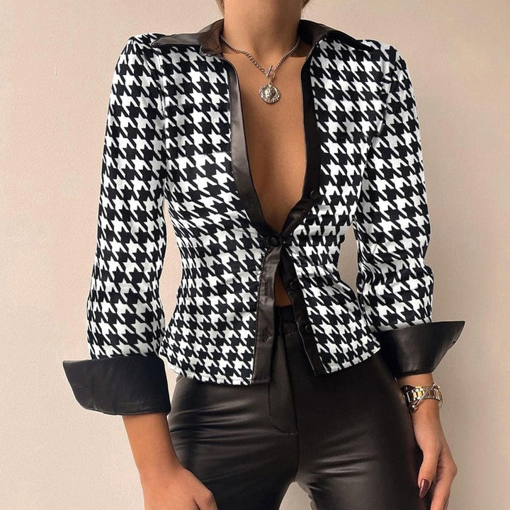 Dames longsleeve top met een tijdloos design, ideaal voor meerdere looks
