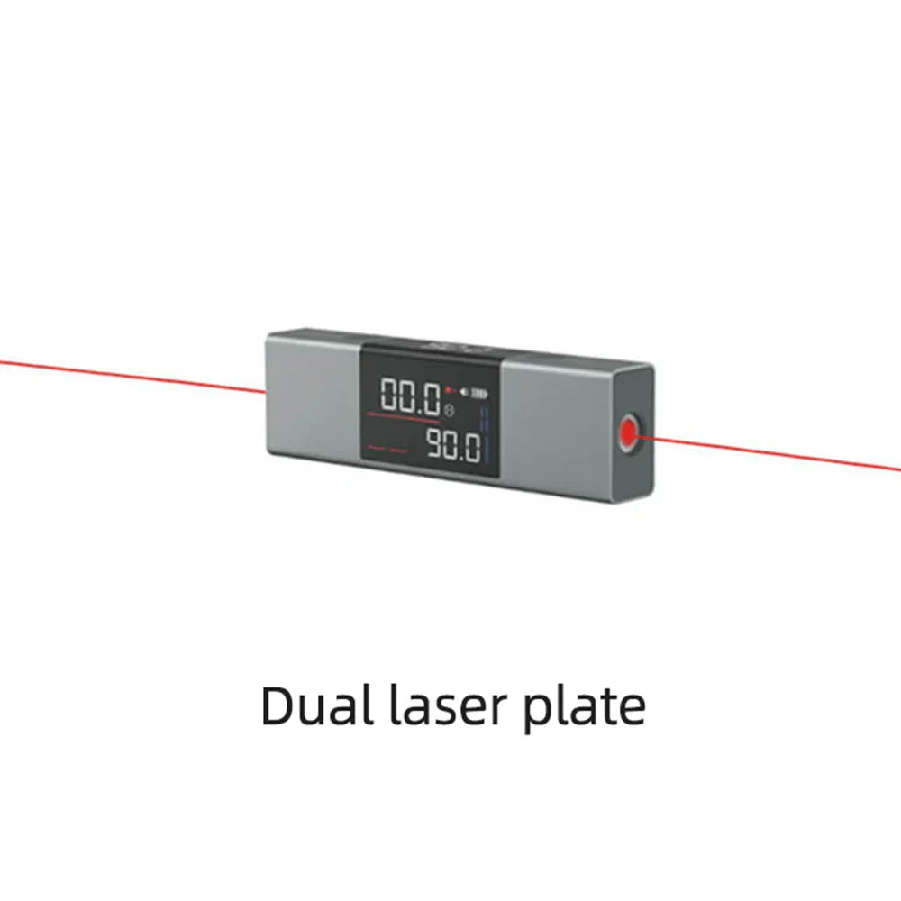 Precisie laserwaterpas, compact ontwerp, moderne look, Type-C-aansluiting, ideaal voor bouwprojecten en thuisgebruik.