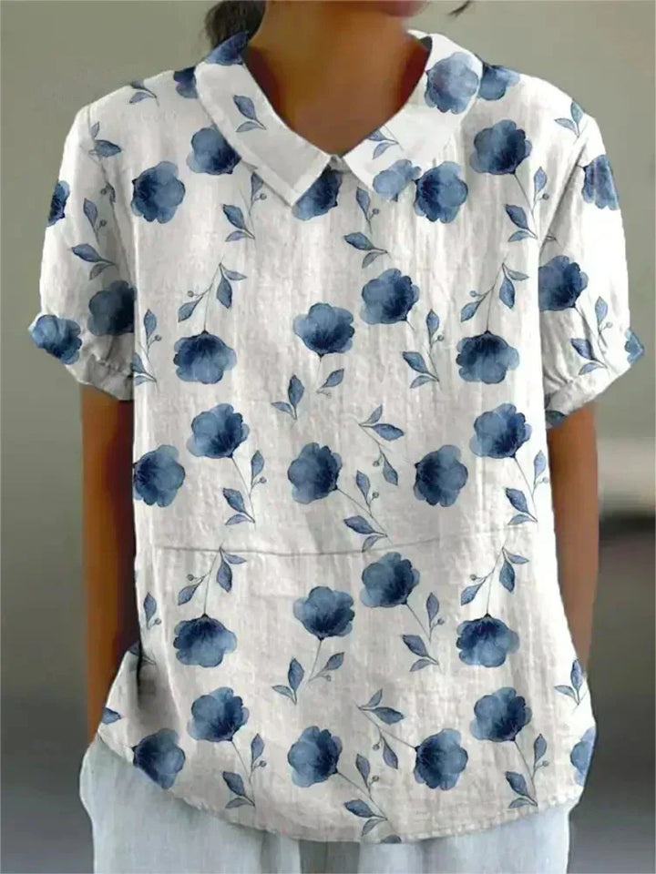 Casual dames croptop in modieuze kleuren, ideaal voor zomerse uitstapjes, met korte mouwen en lichte stof.