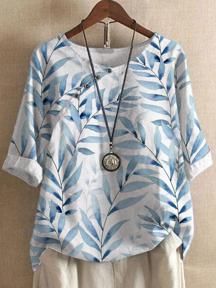 Casual linnen overhemd voor dames in wit - Licht, ademend, zomerse stijl, ideaal voor warme dagen