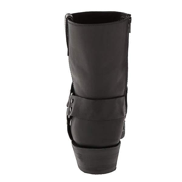 Heren cowboylaarzen van leer, klassiek, bruin of zwart, comfortabel met zijrits en rubberen zool.