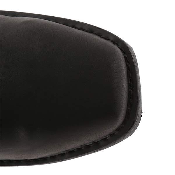 Heren cowboylaarzen van leer, klassiek, bruin of zwart, comfortabel met zijrits en rubberen zool.