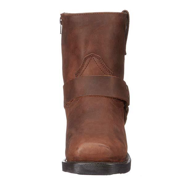 Heren cowboylaarzen van leer, klassiek, bruin of zwart, comfortabel met zijrits en rubberen zool.