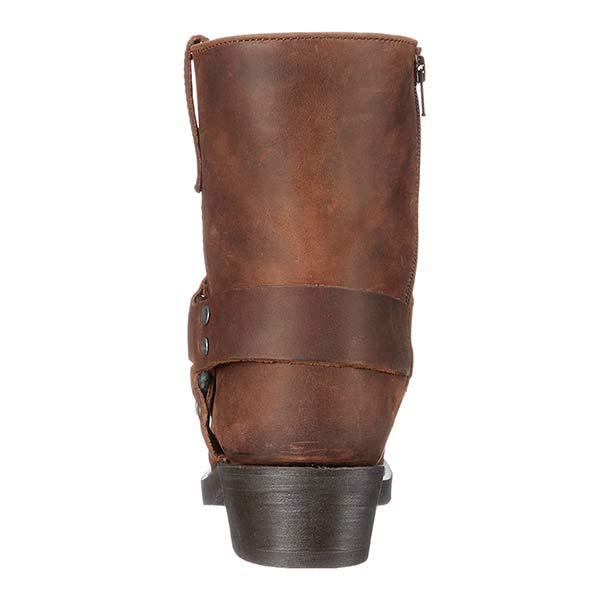 Heren cowboylaarzen van leer, klassiek, bruin of zwart, comfortabel met zijrits en rubberen zool.