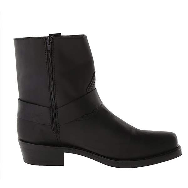 Heren cowboylaarzen van leer, klassiek, bruin of zwart, comfortabel met zijrits en rubberen zool.