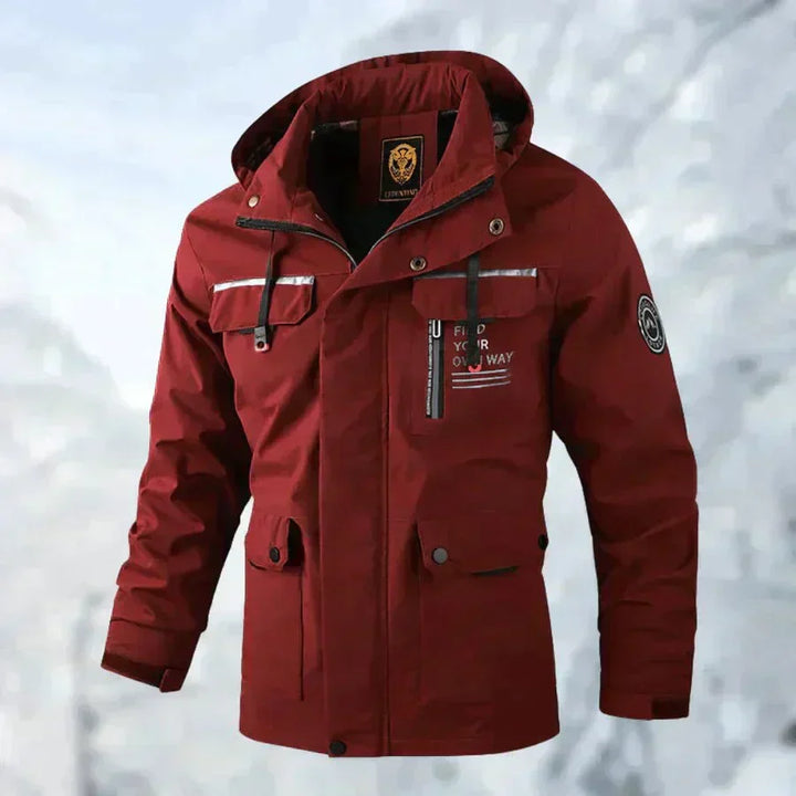 Functionele heren Legend parka, waterdicht en stijlvol, de perfecte jas voor de koude winter.
