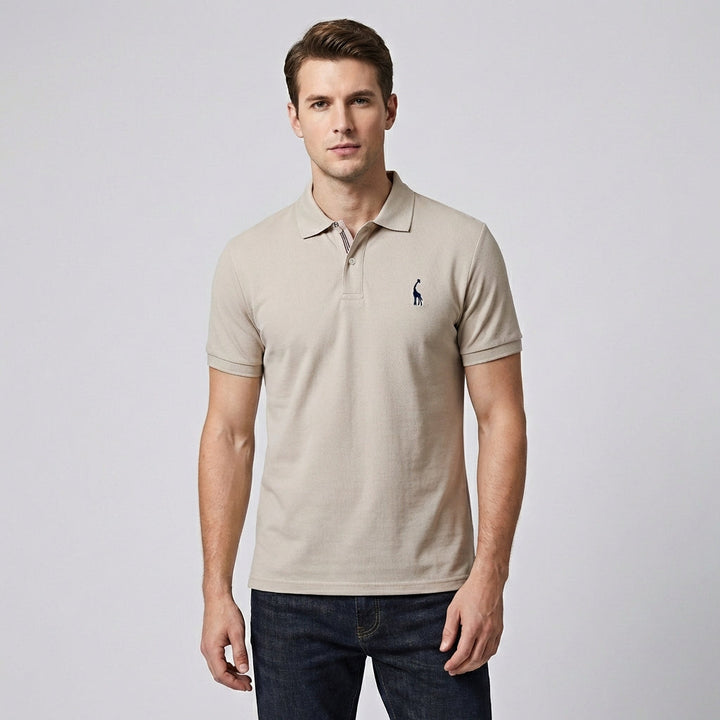 Comfortabel legergroen heren poloshirt, essentieel voor zomerkleding en casual stijl.