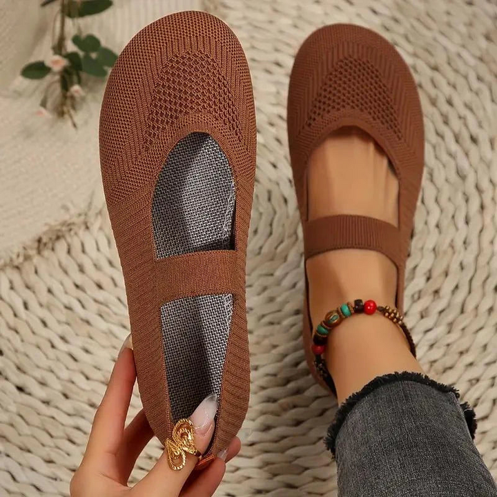 Lichte Dames Slip-On Schoenen, ademend, zachte binnenzool, antislipzool, ideaal voor casual outfits.
